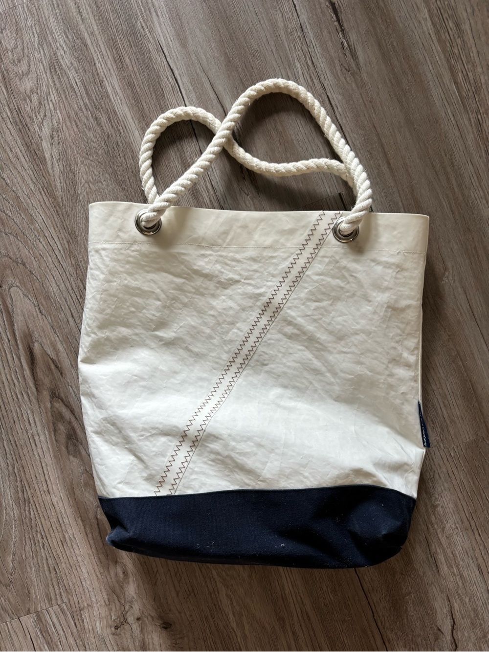 Authentic sailcloth tote